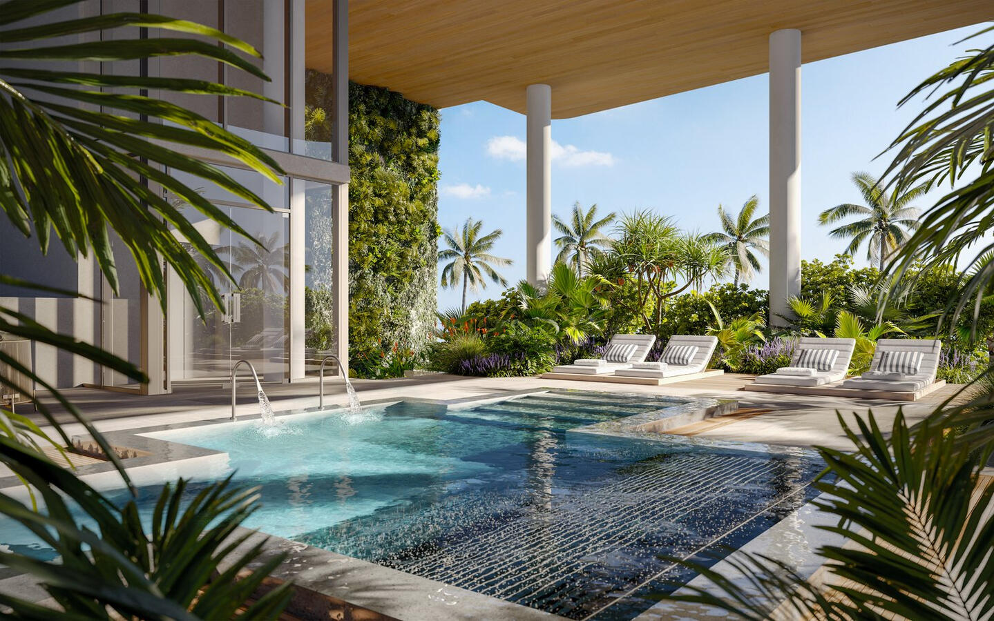 Pool deck